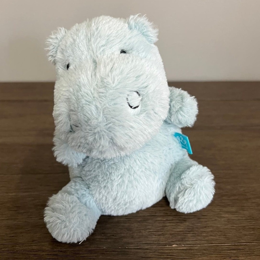 Manhattan Toy Company Blue Hippopotamus Plush